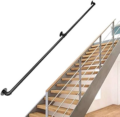Round Stair Staircase Handrail Banister Rail Support Kit Decking