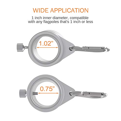 3 Allinko+Mounting+Anti+Wrap+Aluminum+Carabiner