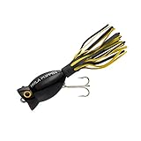 Arbogast Hula Popper Black, 1 3/4 in