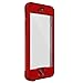 Lifeproof NÜÜD SERIES iPhone 6s ONLY Waterproof Case - Retail Packaging - CAMPFIRE (FLAME RED/CLEAR/KICKFLIP RED)