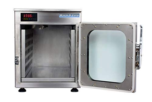 Blanket Warming Cabinet, Stainless Steel Construction with 20 Gauge, Observation Window, 2.1 ft3 (7 Blankets), No Fans & Moving Parts, 4-Digit LED Display, Prevents Overheating Safety Feature