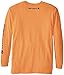 CarharttmensLoose Fit Heavyweight Long-Sleeve Logo Sleeve Graphic T-ShirtEmberX-Large/Tall