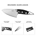 Chef Knife - Kitchen Knife 8 Inch - Sharp Stainless Steel Blade - Professional Quality - Rust-Proof Dishwasher-Safe - Black Gift Box Included