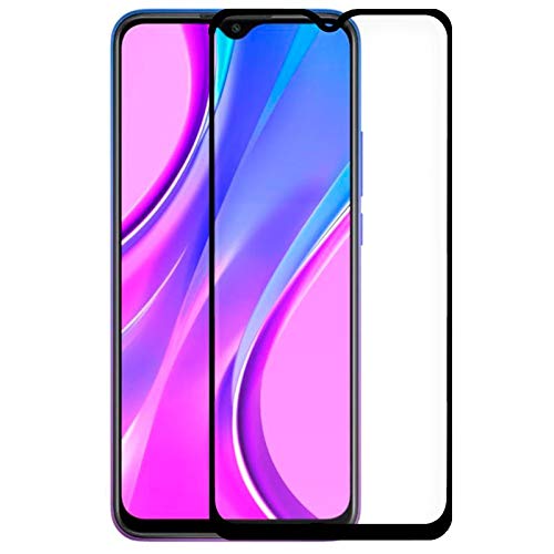 Cool Tempered Glass Screen Protector for Xiaomi Redmi 9 (FULL 3D Black)