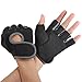 Hot GYM Weightlifting Exercise Half Finger Sport Cycling Fitness Gloves (Red, S)