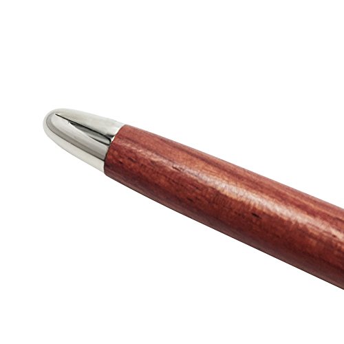 FULUSHOU 2 in 1 Tobacco Pipe Metal Cleaning Tool Rosewood Color