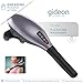 Gideon Back and Body Deep Tissue Massager - Hand Held Portable Cordless Rechargeable; 3 Interchangeable Nodes - 5 Massaging Modes & 5 Speeds for Muscle Pains Etc.