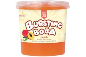 Bossen Bursting Boba Pure25 (Peach, 7.26 Pound (Pack of 1))