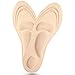 ELEFT 4D Barefoot Comfort Insoles for Women - Full Length Cushioned Insoles, Shoe Insoles for Massaging, Breathable and Foot Pain Relieve Woman's Insoles (Beige)