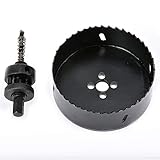 KATUR 114mm Diameter Hole Saw Set, HSS Bi-Metal