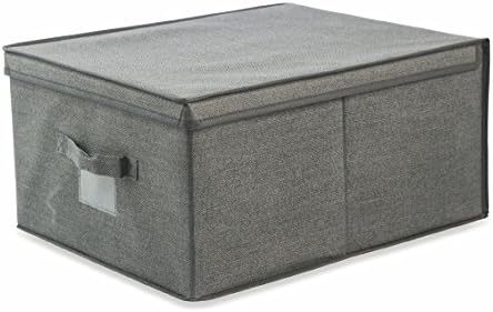 Galileo Casa 2412141 Caja, Tela (TNT), Gris, 25 x 50 x 40 cm: Amazon.es: Hogar
