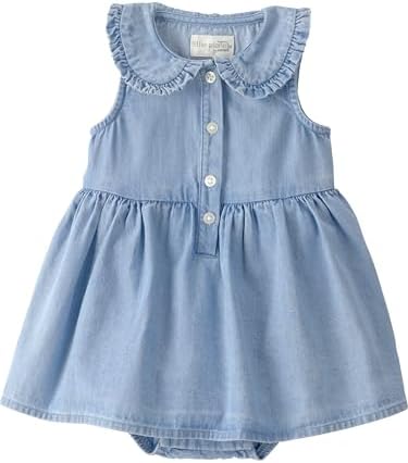 Amazon.com: Little Planet by Carter's Girl Dress Made with Organic Cotton,  Blue Wash, 18M: Clothing, Shoes & Jewelry