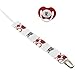 Baby Fanatic Pacifier with Clip, Alabama University