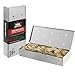 TCP Global BBQ Masters Smoker Box to Add Smokey Flavors to Barbecue Meats - Stainless Steel Wood Chip Smoking Box with Hinged Lid - Grilling Accessory for Gas or Charcoal Grills