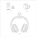 Pack of 3 Aluminum Overhead Headphone Headset Hanger Hook Stand (Black Color)