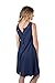 Baby Be Mine Women's 3-in-1 Labor/Delivery/Nursing Nightgown, Navy Blue (Large-X-Large)