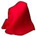 Royal Silk Fine Red Silk Twill Pocket Square for Men 100% Silk - Full-Sized 17