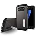 Spigen Slim Armor Galaxy S7 Case with Kickstand and Air Cushion Technology and Hybrid Drop Protection for Samsung Galaxy S7 2016 - Gunmetal