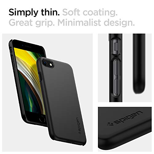 Spigen Thin Fit Designed for iPhone SE 2022 Case/iPhone SE 3 Case 2022