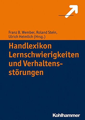 Handlexikon Lernschwierigkeiten Und Verhaltensstorungen