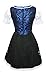 Edelweiss Creek 3-piece Short German Oktoberfest Dirndl Dress Black & Blue