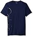 Calvin Klein Jeans Men's Short Sleeve Distressed Foil Calvin Logo Crew Neck T-Shirt
