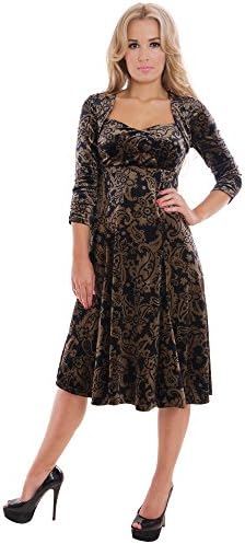 Elegant Party Cocktail Christmas Holiday Dress Vintage Style By MontyQ