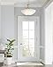 Sea Gull Lighting 7716503-782 Geary Medium Three Light Semi-Flush Convertible Pendant Hanging Modern Light Fixture, Heirloom Bronze Finish