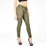Womens Cargo Jogger Pants