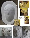 #0037 - Flexible FG Silicone Press Mold of a Doll Face Cab (spinster, prude, female character)