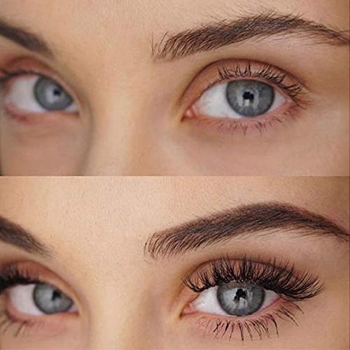 Eyelashes Dance, 3D False Eyelashes Hand-made Luxury Fashion Fake Lashes Black Nature Fluffy Long Soft Reusable, 6 Pair 2 Styles, With Free EyeLash Tweezers (02&36)