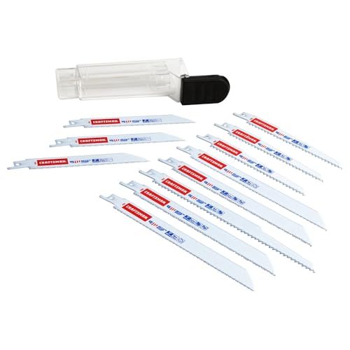 CRAFTSMAN Reciprocating Saw Blades, 11Piece Kit with Case (2058838