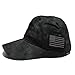 Military imagine Kryptek Punisher Skull Hat Black w/US Flag Patch Typhon Cap Tactical