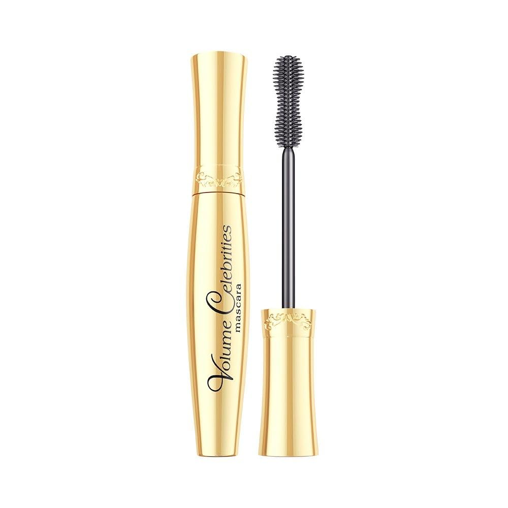 Eveline Cosmetics Volume Celebrities Volume Celebrity Volumizing & Curling Mascara with Carnauba Wax and Jojoba Oil