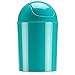 Umbra Mini Waste Can 5L with Swing Lid, Surf Blue