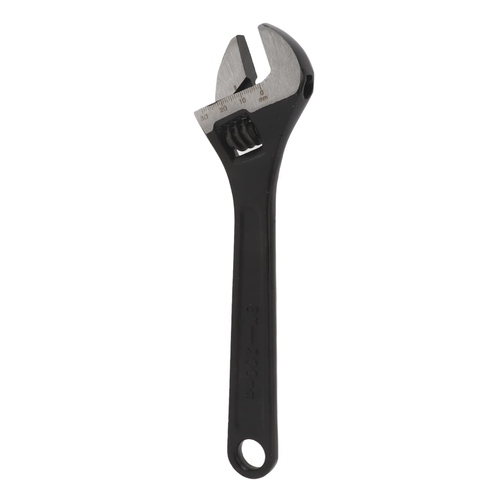Yctze Jaw Adjustable Wrench, 45 Steel Larger Knurl Hanging Hole Crescent Wrenches for Home Industrial (8 inches)