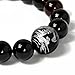 Merdia Men's Tiger Eye Stone Elastic Bead Bracelet with Loong Pattern Bead | Mens Jewelry | Loong Bracelet for Men | Mens Bracelet | Beaded Bracelet | Tiger Eye Bracelet Men | Crystal Bracelet