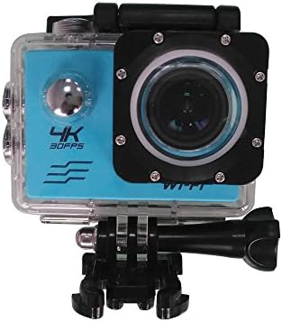 Canany Sport Action Camera 1080P 60fps 16MP WIFI 2.0inch Sports Video Camera Wireless Remote Control Portable Underwater Camera 1080P 4K(Blue)