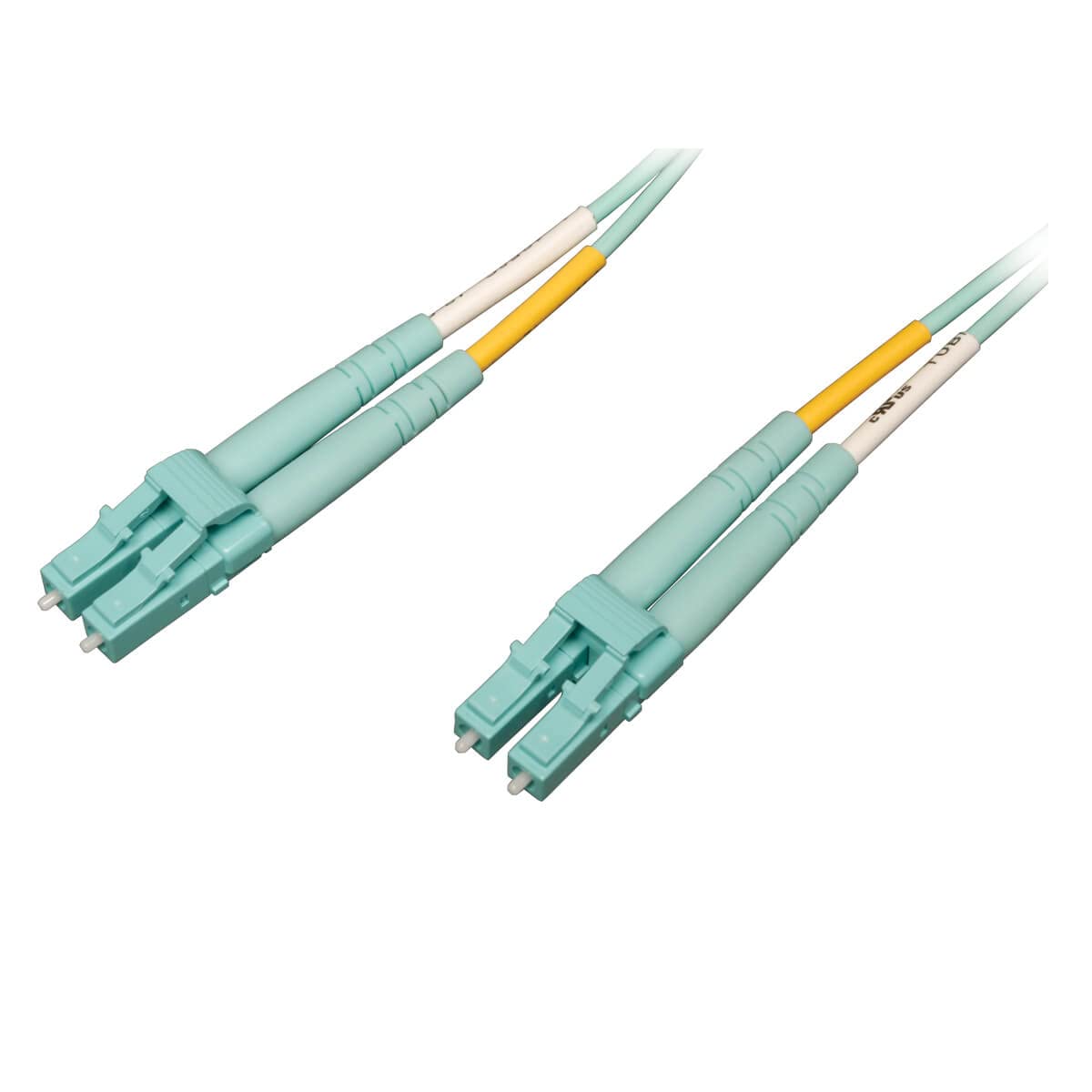 Tripp Lite 2M 10Gb/100Gb Duplex Multimode 50/125 OM4 LSZH Fiber Patch Cable LC/LC Aqua (N820-02M-OM4)