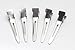 Diane Single Prong Hair Styling Clips for Pin Curls, Securing Rollers, Holding Hair in Place, Rust-Proof, 1.75 Inches, 80 Count Pack
