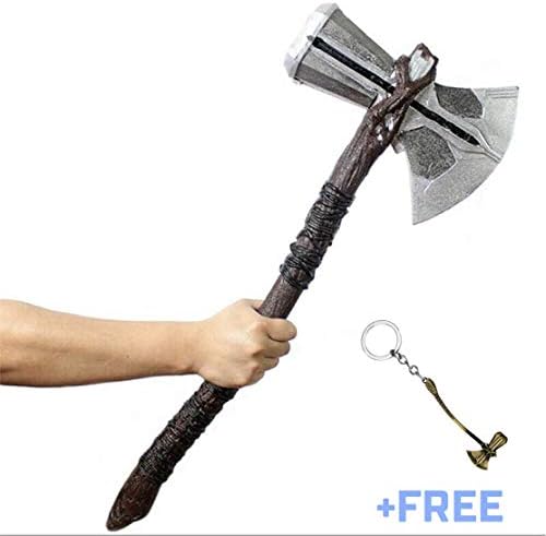 Thor Stormbreaker Hammer Axe from Avengers Endgame and Infinity War with Free Bonus Keychain