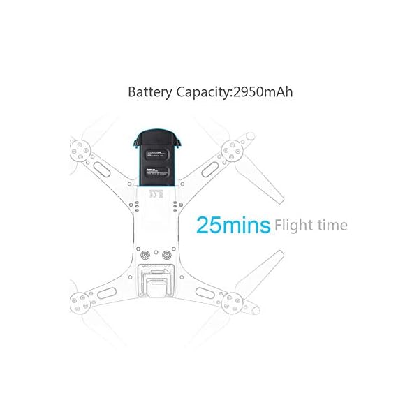 AHangcc Fernbedienung Drohne für Aduts Kinder, Smart Pro Drohne GPS 5G WiFi FPV 1080P HD Kamera 2-Achsen-Gimbal… – Bild 6