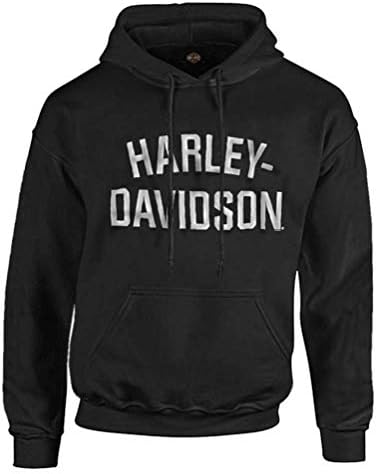 Amazon.com: Harley-Davidson Men's Lightning Crest Pullover Hooded