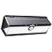 LITOM 122 LED Solar Lights Outdoor, IP67 Water Resistant 1.8W Solar Motion Sensor Lights with 270°Wide Angle, Easy-to-Install, Solar Lights for Front Door, Yard, Garage, Deck