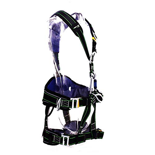 DFJU Klettergurt, Dachschutz aus Sicherheitsgründen, Schutzgurt im Westen-Stil Ganzkörper-Sicherheitsgurt zum Klettern… – Bild 3