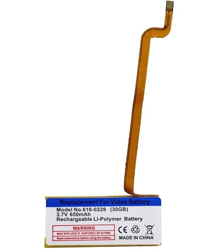 Amazon.com: Li-Polymer Replacement battery for Apple iPOD Video