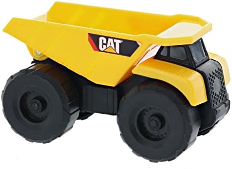 Road Rippers CAT Mini Machine Dual Axle Dump Truck Plastic Model for Childrens Construction Simulation and Play (3 Inches)