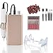 Miss Sweet Portable Nail Drill Machine Rechargeable Electric Nail File for Acrylic (Pure Gold)