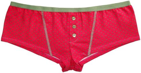 Hot Bottoms Womens Cotton Polka Dot Boy Short