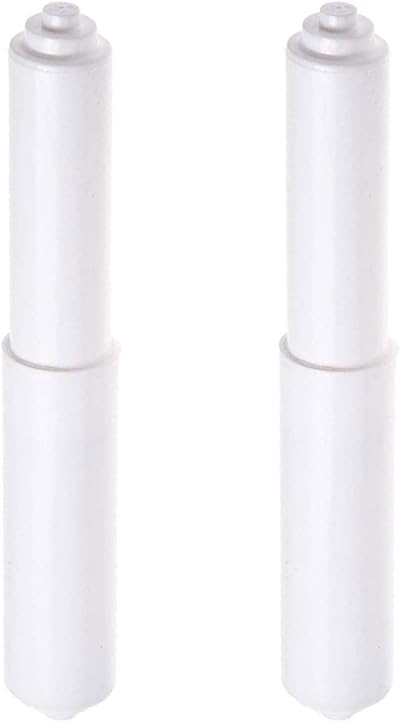 jeufun Toilet Paper Holder Rollers, 2Pcs White Plastic Replacements